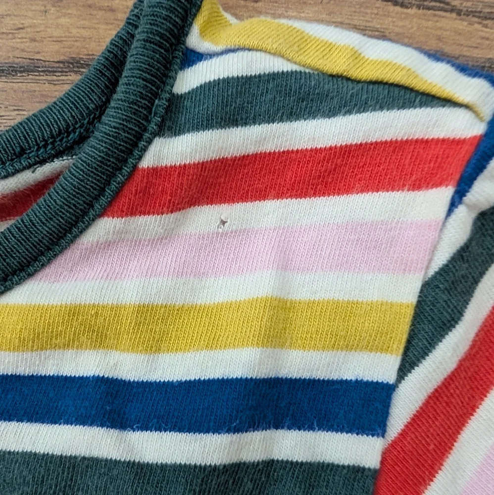 $‎ Hanna Andersson Multicolor Striped Twirl  Dress